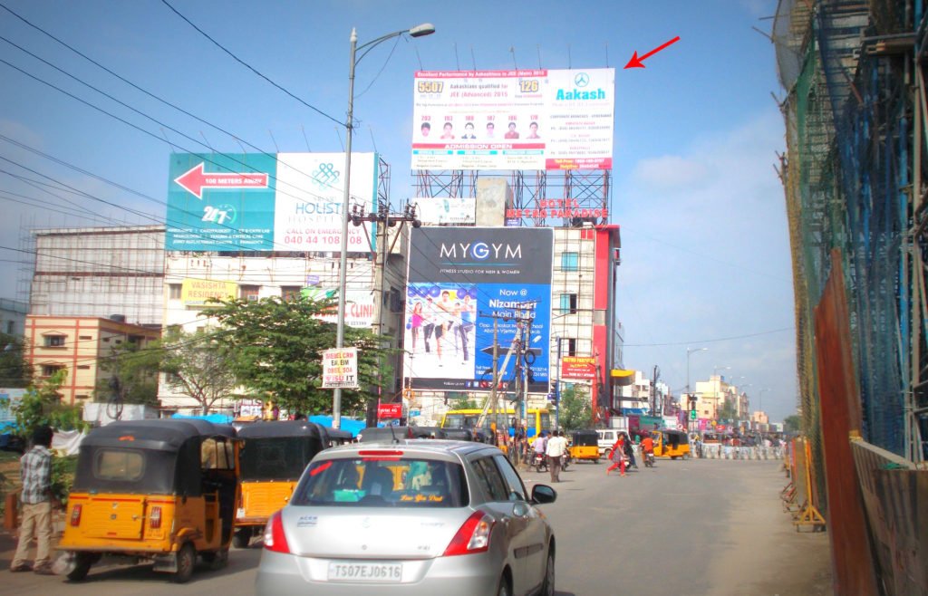 Where is nizampet cross road