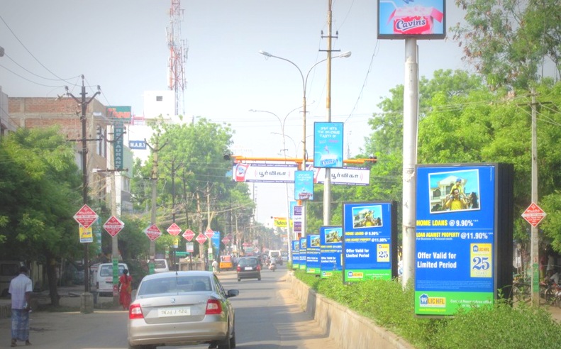 Polekiosks Annanagarrd Advertising in Madurai – MeraHoarding