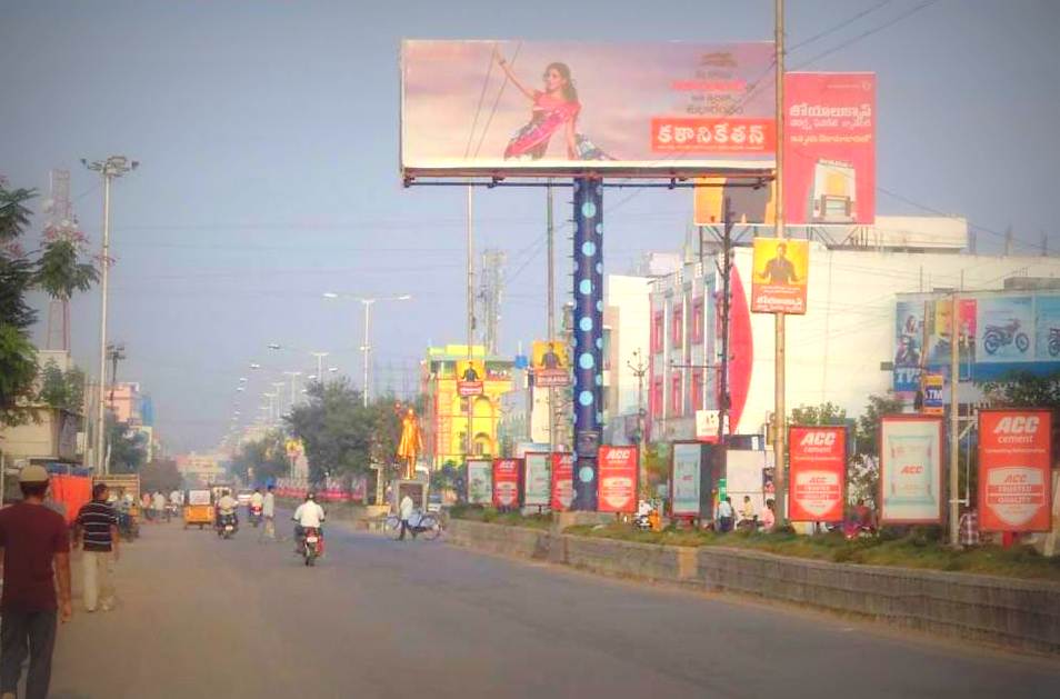 Unipoles Vinaynagar Advertising in Nizamabad – MeraHoardings