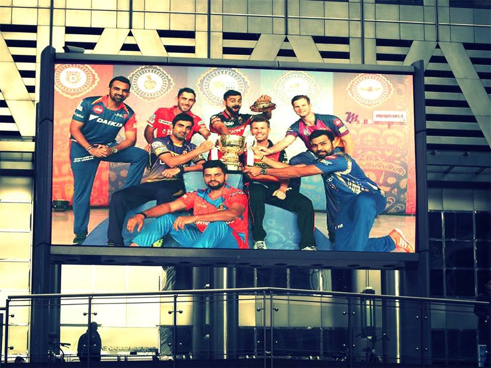 Indian premier league advertising, ipl sponsors, ipl branding, ipl billboard advertising, Indian Premier League